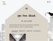 Tablet Screenshot of openhousehelsinki.fi